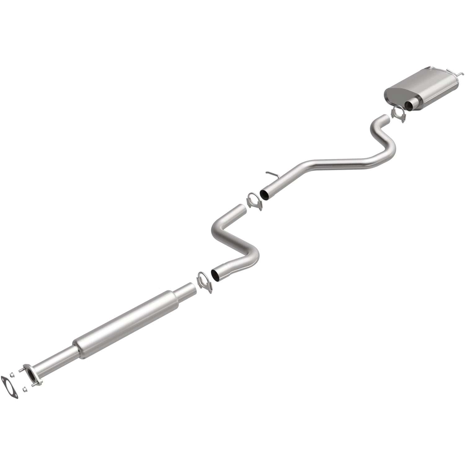 Fits 2005-2009 Buick Direct-Fit Replacement Exhaust System 106-0013